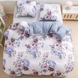 Pościel 200x220 bawełna satynowa dwustronna GierekHoff gruba 3 części GH 3054 róże