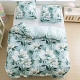 Pościel 160x200 bawełna satynowa dwustronna GierekHoff gruba 3 części GH 3060 kwiaty jaśminu