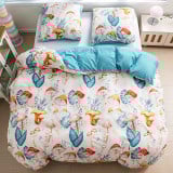 Pościel 140x200 bawełna satynowa dwustronna GierekHoff gruba 2 części GH 3065 grzyby