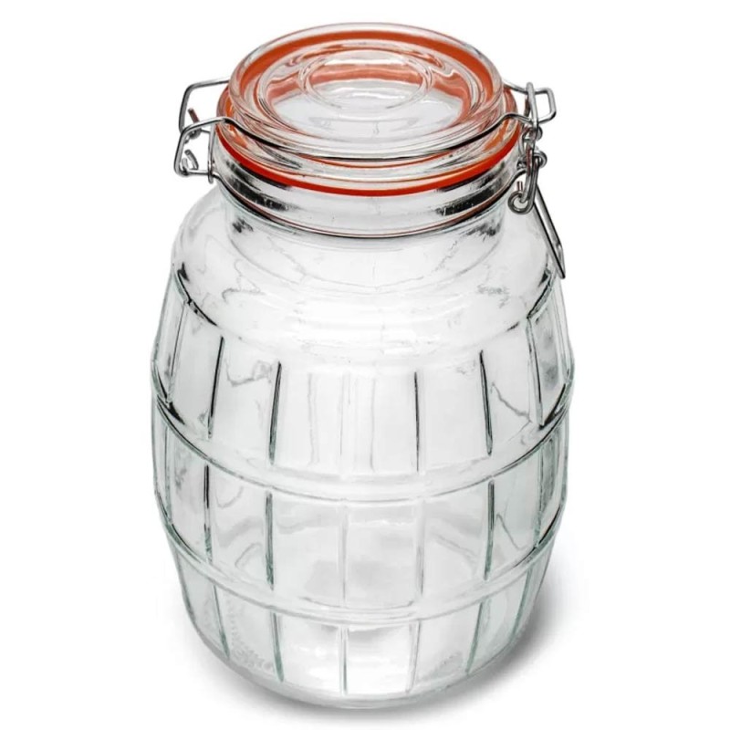 Słój szklany z klamrą 4200 ml słoik hermetyczny z uszczelką do przetworów Tragar 44028