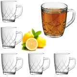 Kubki szklane 280 ml komplet szklanek zestaw 6 sztuk Corda Florina