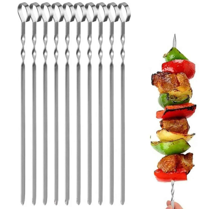 Szpikulce do szaszłyków BBQ szpady na grill kijki na ognisko zestaw 6 sztuk Krisberg KR 2777