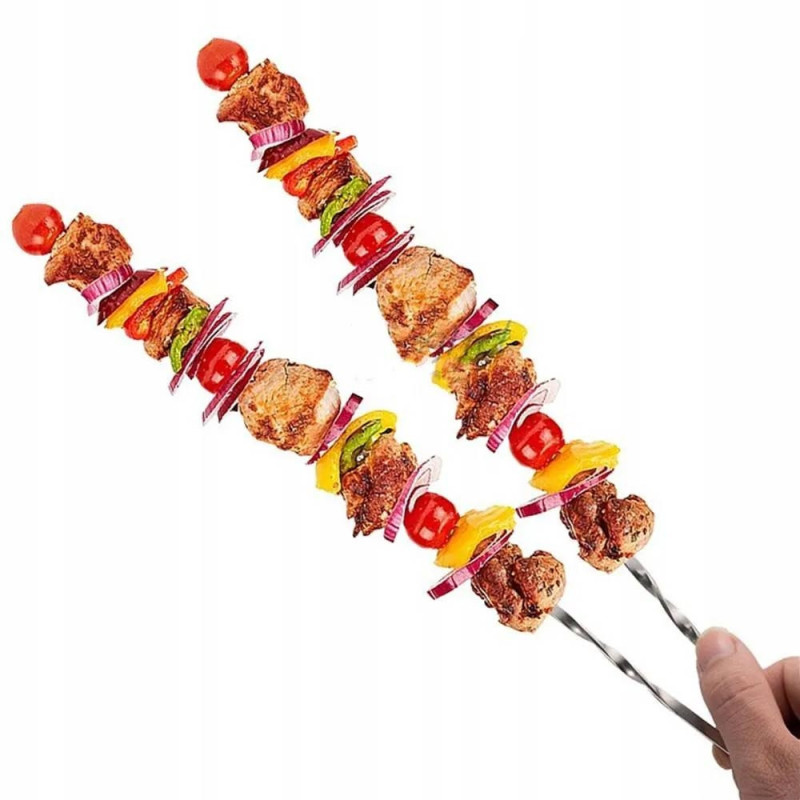 Szpikulce do szaszłyków BBQ szpady na grill kijki na ognisko zestaw 6 sztuk Krisberg KR 2777
