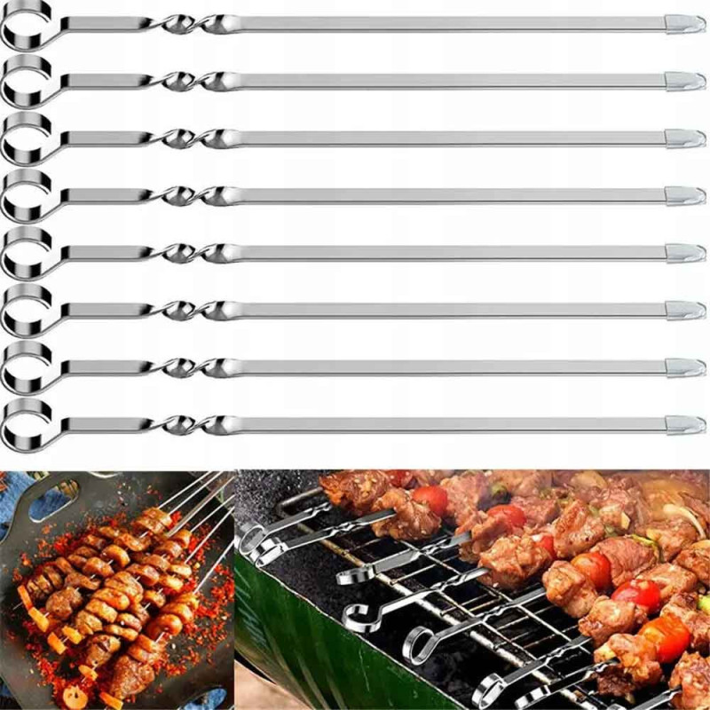 Szpikulce do szaszłyków BBQ szpady na grill kijki na ognisko zestaw 6 sztuk Krisberg KR 2777