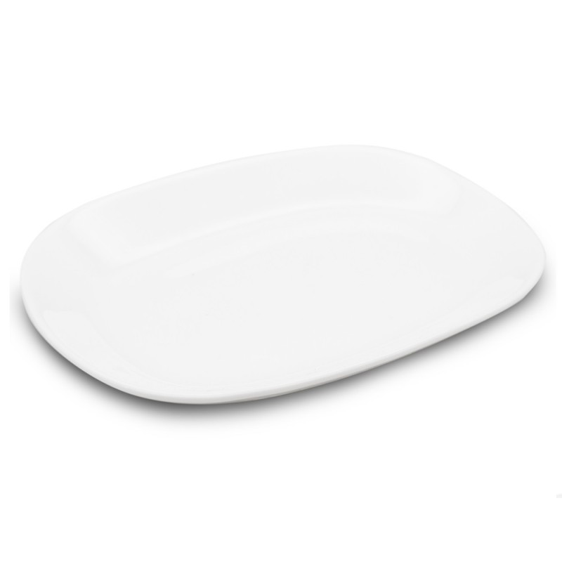 Półmisek mały prostokątny talerz biały 23x16.5 cm do serwowania wędlin Tragar Modern
