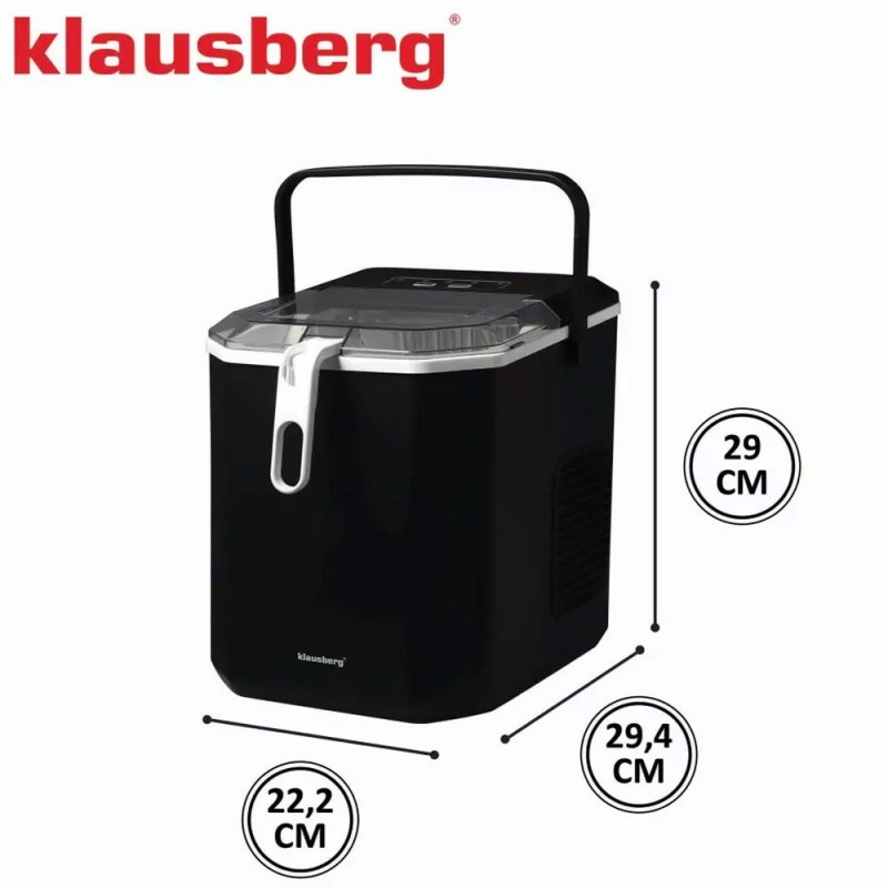 Kostkarka do lodu automatyczna panel LCD 100W 1.2 L Klausberg KB 7883