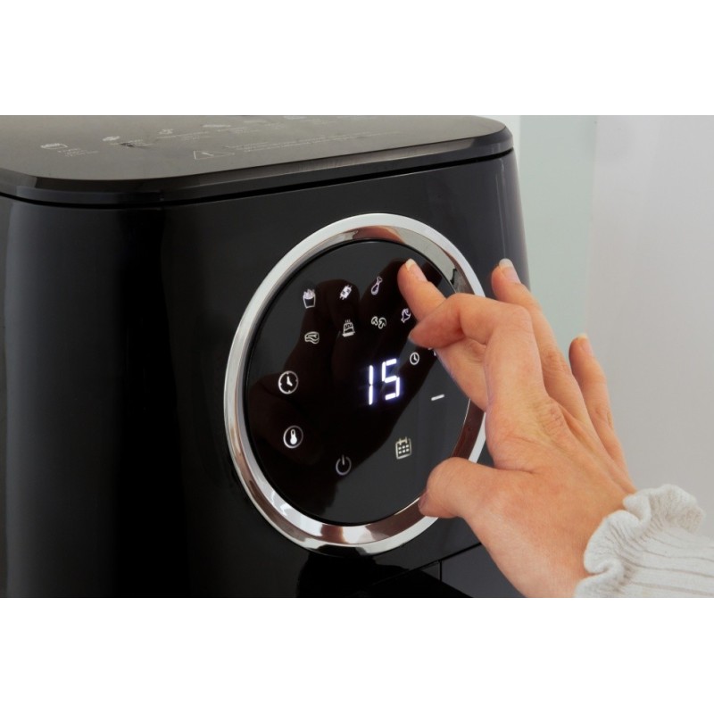 Airfryer 5 w 1 frytkownica beztłuszczowa MG Home Black Air Fryer 4.2 L czarna 1400W