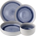 Serwis obiadowy porcelanowy Florina Calypso 24 elementy zestaw talerzy dla 6 osób