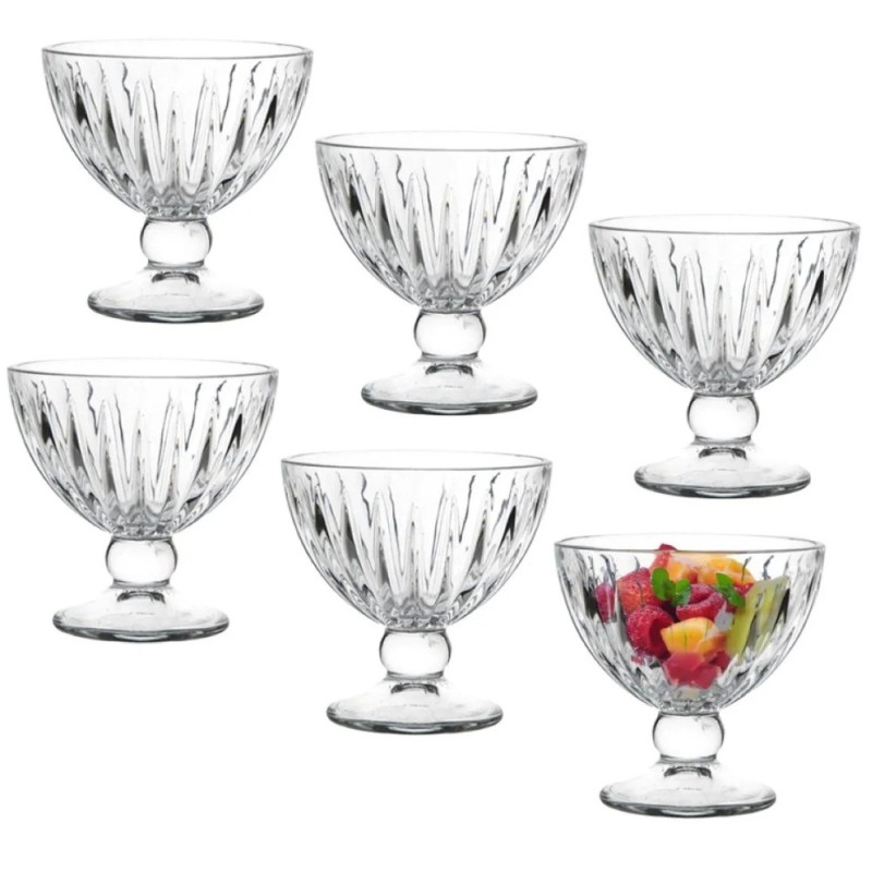 Pucharki do lodów i deserów dla 6 osób Altom Design Venus 280 ml komplet 6 pucharków