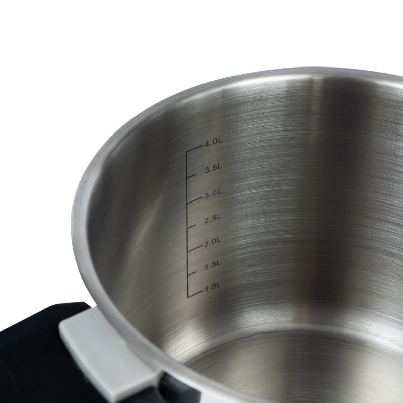 Zestaw garnków stalowych MG Home Handy 2.0/4.3/7.8 litrów komplet 3 garnki z pokrywkami składane uchwyty duże