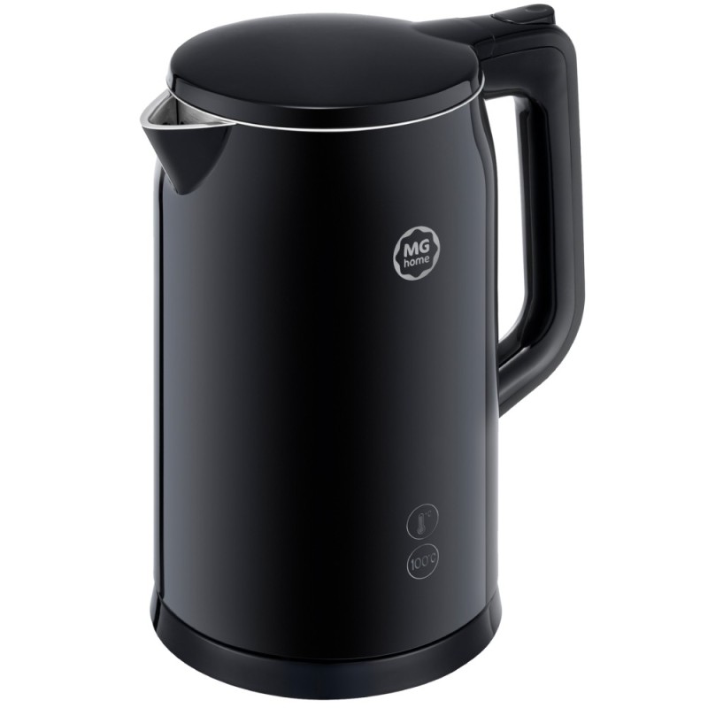 Czajnik elektryczny MG Home 1,7 L czarny – regulacja temperatury, LED, 2200 W