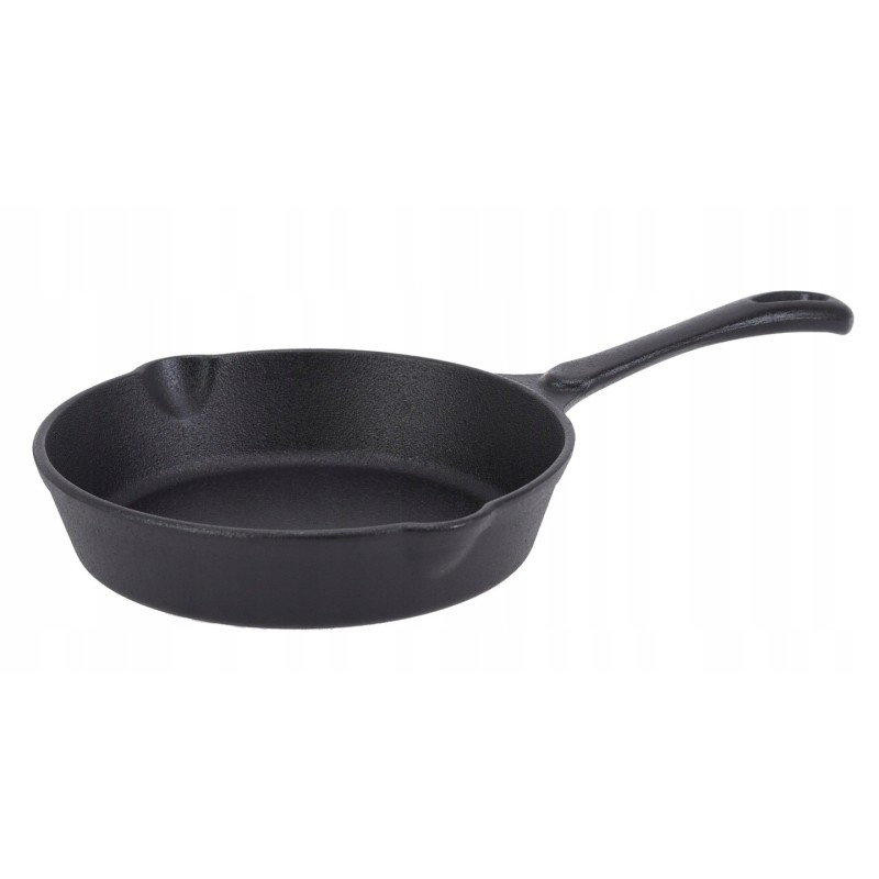 Patelnie żeliwne 20/25/30cm zestaw 3 sztuk ciężkie głębokie Krisberg KR 2711 indukcja gaz
