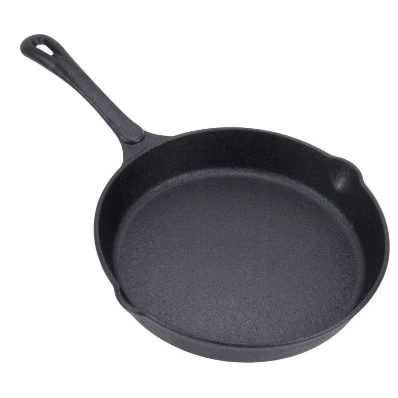 Patelnie żeliwne 20/25/30cm zestaw 3 sztuk ciężkie głębokie Krisberg KR 2711 indukcja gaz