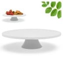 Patera porcelanowa 28 cm biała na ciasto i tort na nóżce Tragar Patera porcelanowa 28 cm biała na ciasto i tort na nóżce Tragar
