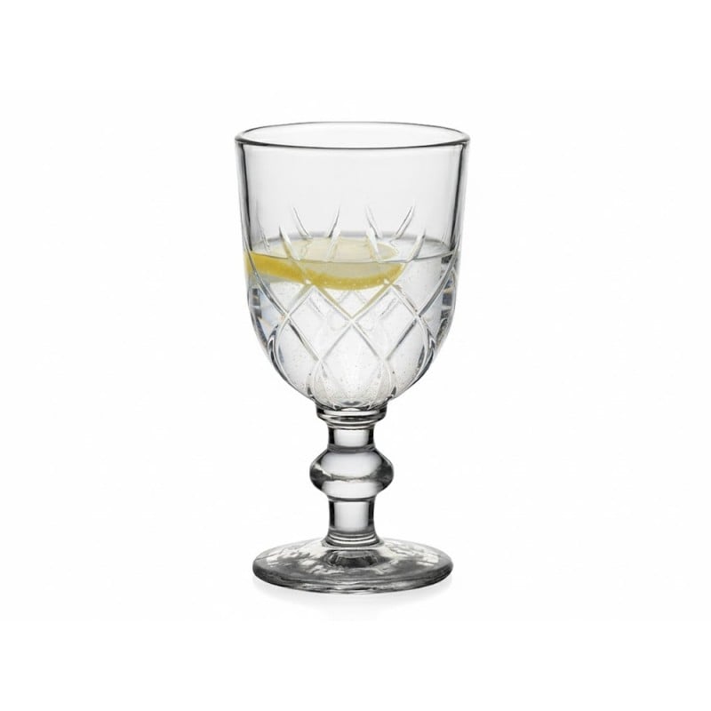 Kielichy do wody 250 ml wina soku Florina Corda zestaw 6 szklanek na nóżce