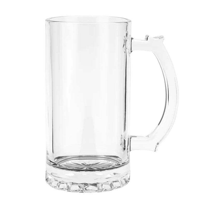 Kufle do piwa 500 ml wysokie Altom z uchem szklany zestaw kufli 6 sztuk