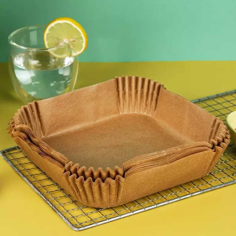 Wkłady papierowe 20x20 cm 300 szt do frytkownicy beztłuszczowej air fryer