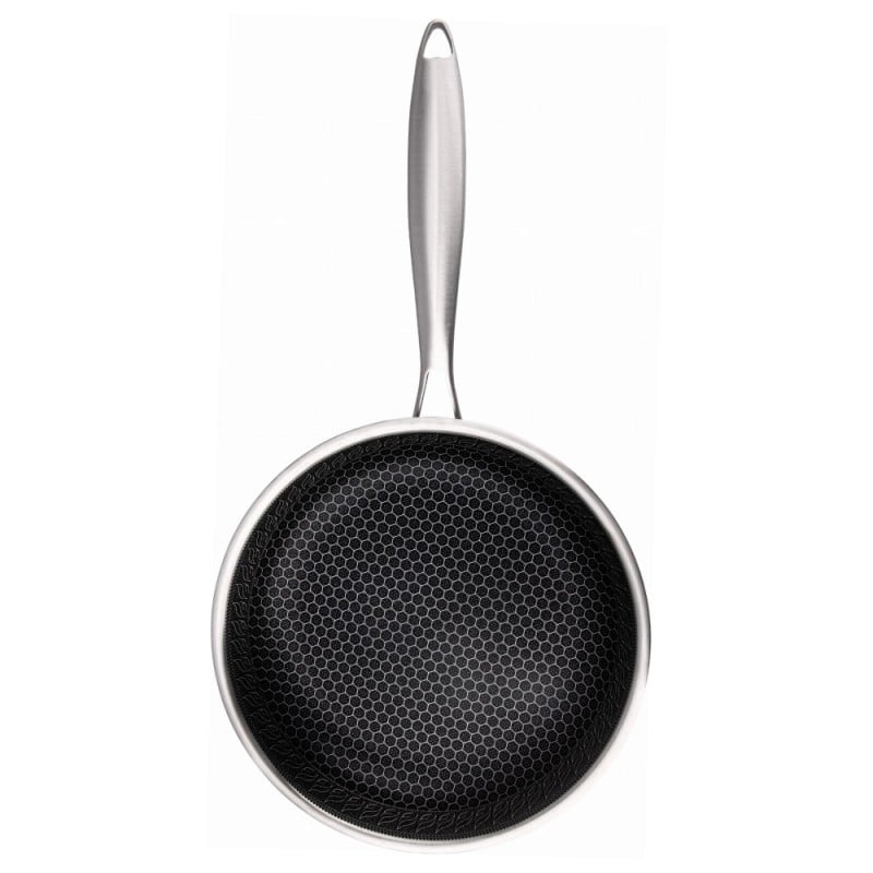 Patelnie stalowe 24 i 28 cm powłoka plaster miodu MG Home Maestro zestaw 2 patelnie