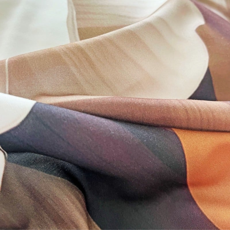 Pościel 140x200 bawełna satynowa wzór 5D dwustronna GierekHoff gruba 2 części GH 3118 beżowa kompozycja kwiatowa