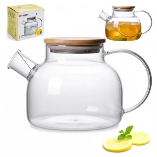 Szklany dzbanek do herbaty...