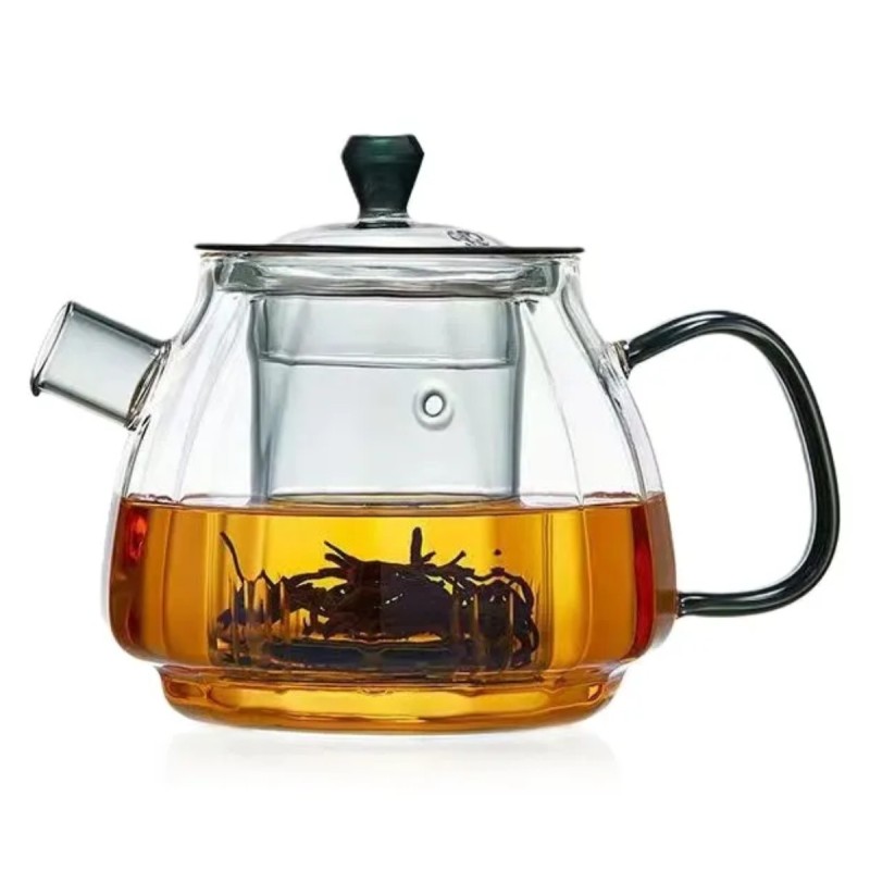 Dzbanek z zaparzaczem do herbaty i naparów ziołowych z pokrywką 900 ml Tragar