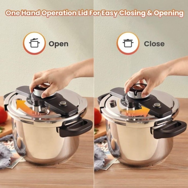 Szybkowar 8L garnek ciśnieniowy ze stali nierdzewnej Royality Line