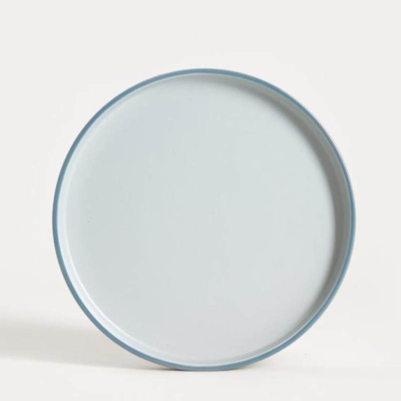 Serwis obiadowy 18 elementów Homla Mavi kamionka zestaw talerzy dla 6 osób niebieski