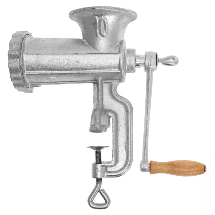 Ręczna maszynka do mielenia mięsa 10 nadziewarka żeliwna Krisberg 3219