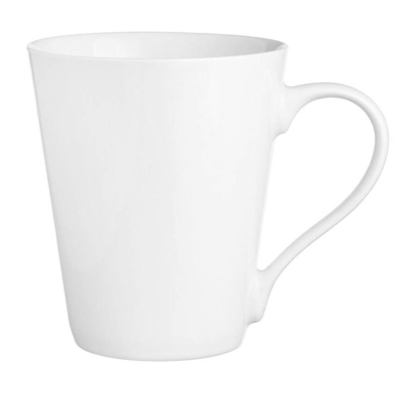 Kubki szklane 250 ml GierekHoff Prometeos szklanki do kawy herbaty białe GH 1205