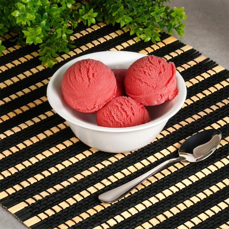 Serwis obiadowy 24 elementy Vilde White szklane talerze zestaw talerzy dla 6 osób białe