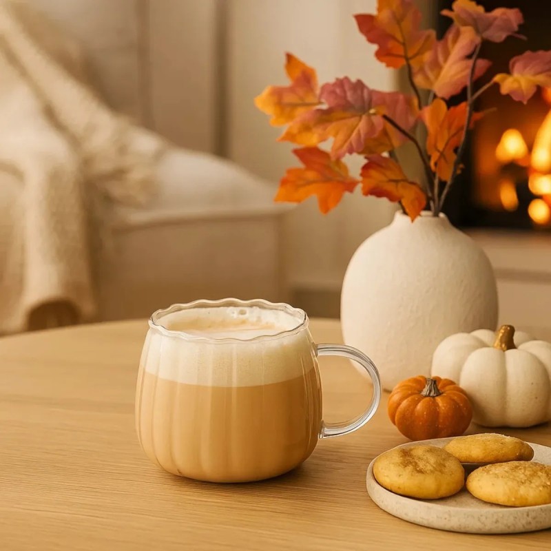 Szklanki kawy herbaty kubki 400ml eleganckie zestaw 6 szt Altom Design Bianca Linea