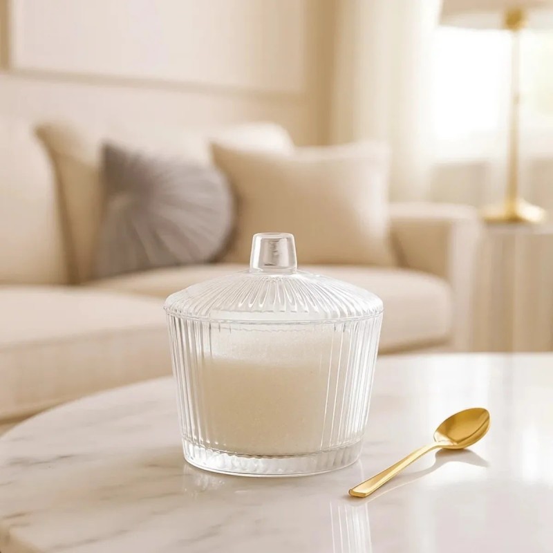 Cukiernica z pokrywką 210 ml z miejscem na łyżeczkę pojemnik na cukier Altom Design