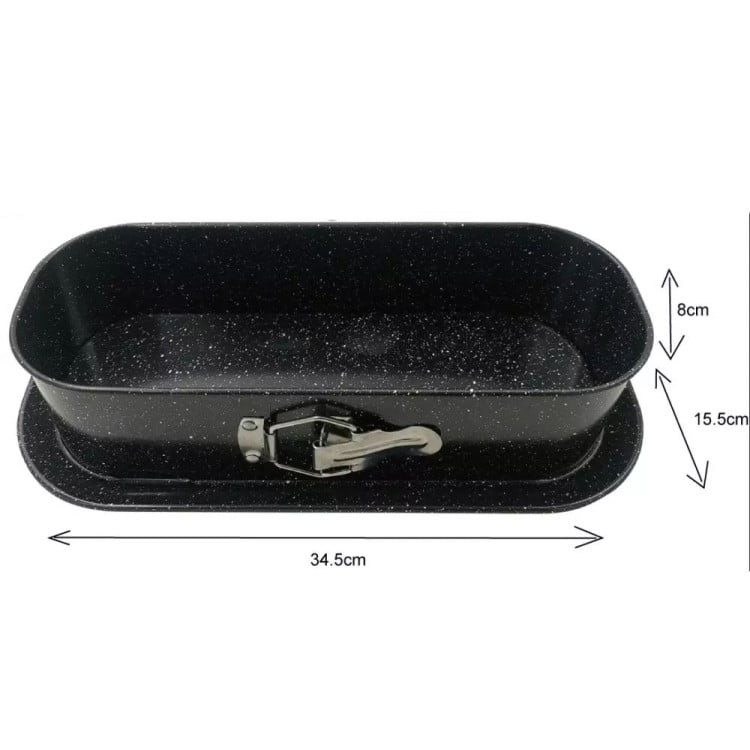 Forma do pieczenia 34.5x15.5 cm blacha do pieczenia z powłoką nieprzywierającą forma do ciasta Kinghoff KH 1785