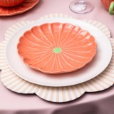 Talerz deserowy ceramiczny 20 cm Altom Koral do ciasta deserów