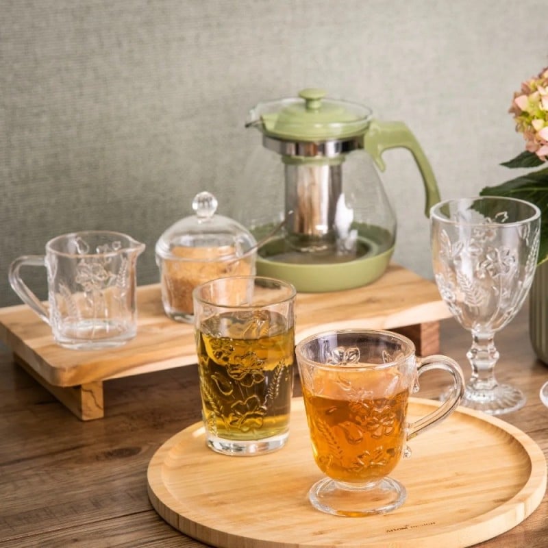 Mlecznik szklany 200 ml Altom Rosalie kwiatowy wzór