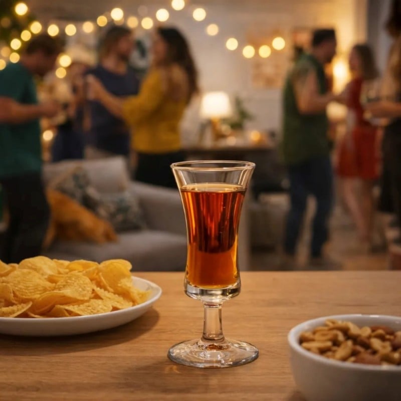 Kieliszki do likieru nalewek wódki 50 ml Altom Diamond  na nóżce zestaw 6 sztuk