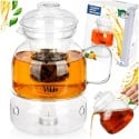 Dzbanek z zaparzaczem do herbaty i naparów ziołowych z pokrywką 1500 ml Vilde