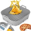 Wkład silikonowy do frytkownicy beztłuszczowej Air Fryer szary 22 cm Vilde