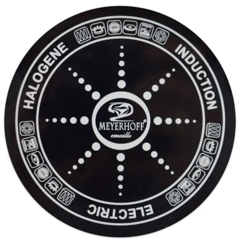 Czajnik tradycyjny z gwizdkiem emaliowany 2.2 L czarny sky Meyerhoff