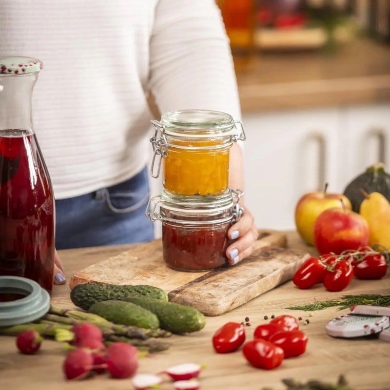 Słoik szklany na przetwory 200 ml hermetyczny z klipsem Altom Design