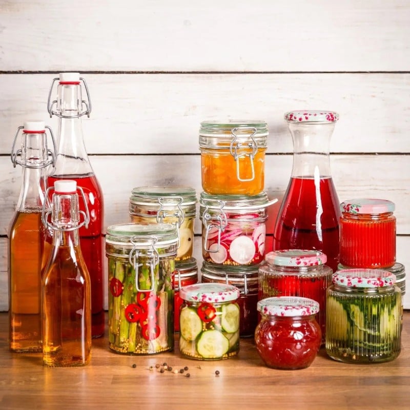 Słoik szklany na przetwory 200 ml hermetyczny z klipsem Altom Design