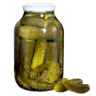 Słoik szklany typu Twist do kiszenia ogórków na przetwory 4 litry z zakrętką Altom Design