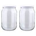 Słoik szklany na przetwory 1700 ml z zakrętką FI100 6Z zestaw 2 szt Altom Design