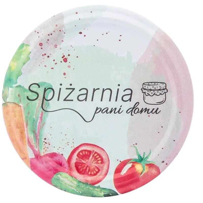 Zakrętki do słoików na przetwory 6,6 cm zestaw 10 szt - 4-zaczepowe FI66 Altom Design