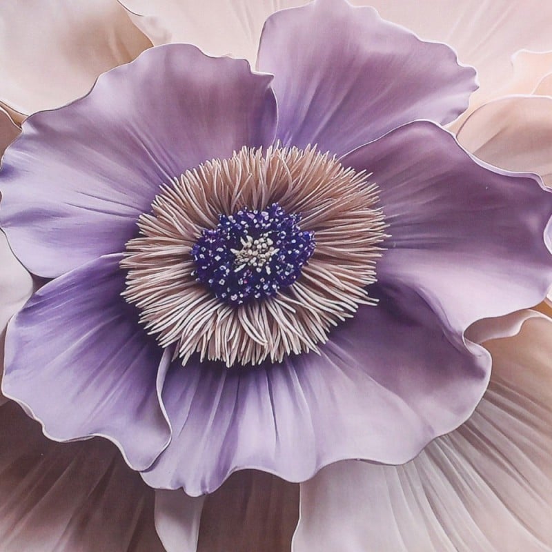 Pościel 200x220 bawełna satynowa wzór 5D dwustronna GierekHoff gruba 3 części GH 3124 Aksamitna Malwa