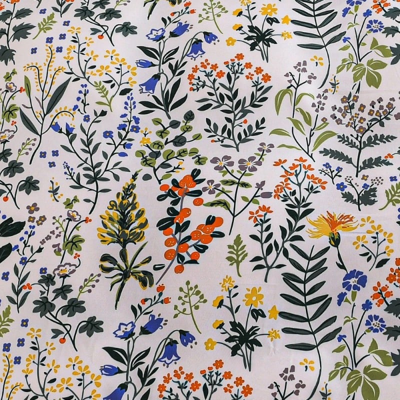 Pościel 140x200 bawełna satynowa dwustronna GierekHoff gruba 2 części GH 3141 Malarski Bukiet