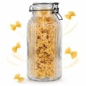 Słoik szklany ryflowany na przetwory 2600 ml hermetyczny z klamrą grawer Tragar
