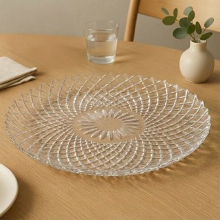 Patera 25 cm talerz szklany...