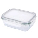 Szklany pojemnik 1500 ml na żywność jedzenie Altom Design Fresh pudełko z pokrywką lunchbox prostokątny hermetyczny