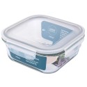 Szklany pojemnik 1100 ml na żywność jedzenie Altom Design Fresh pudełko z pokrywką lunchbox kwadratowy hermetyczny